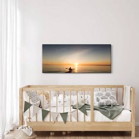 Obraz - kajak na mori (120x50 cm)
