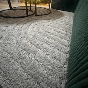 Ayyildiz, Kusový koberec Art 1121 Silver, 60x110, šedá, obývacia izba