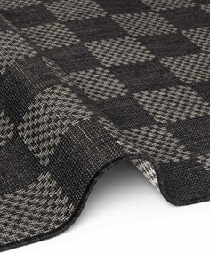 Ted Baker, Kusový koberec Ted Baker Haringey 106385 Black White, 200x300, čiernobiela, chodba / predsieň