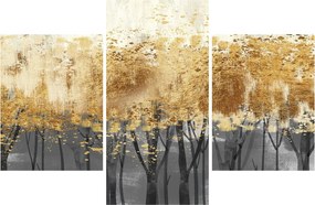 Obraz - Zlaté stromy (90x60 cm)