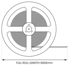 LED RGBW Kúpeľňový stmievateľný pásik LED/7,5W/12V IP65 3m Wi-Fi Tuya