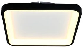 Brilagi - stmievateľné LED stropné svietidlo FALCON SLIM LED/50W/230V 50x50 cm čierne + diaľkové ovládanie