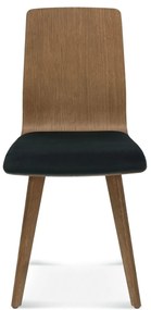 FAMEG Cleo - A-1601 - jedálenská stolička Farba dreva: buk premium, Čalúnenie: koža L2