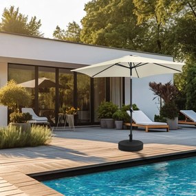 LONGWELL INDUSTRIAL LTD Skladací záhradný slnečník 210 cm - béžový