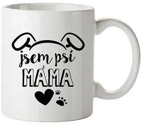 Bohemia Gifts Keramický hrnček - Jsem psí máma, 350 ml