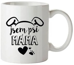 Bohemia Gifts Keramický hrnček - Jsem psí máma, 350 ml