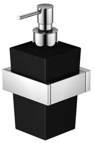 STEINBERG 460 dávkovač tekutého mydla s držiakom, chróm/čierna, 4608002