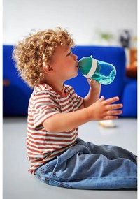 Tritánový detský hrnček v bielej a svetlozelenej farbe 300 ml Little farm – Mepal