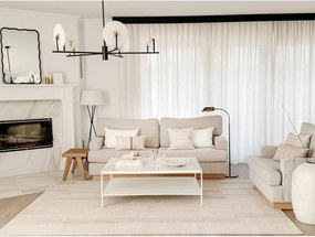 Béžový vlnený koberec 160x240 cm Agnus Brush Lines – Agnella