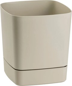 Plastový květináč s podmiskou Cubi 19x19 cm - výber z 6 prevedení