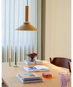 Zeleno-hnedá sklenená misa na ovocie ø 25 cm Bonbon – Hübsch