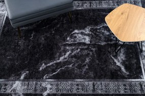Dywany Łuszczów, AKCIA: 160x220 cm Kusový koberec Miro 51278.810 Marble black/white, čiernobiela, chodba / predsieň