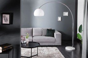 Stojacia lampa Big Bow biela 175-205cm