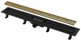 Sprchový žľab Alca 65 cm zlatý APZ10BLACK-650BRAS