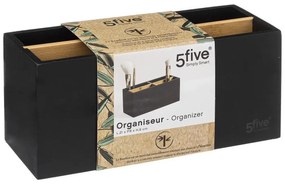 Čierny organizér so 4 priehradkami NATUREO