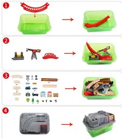 Vláčikodráha s hracím boxom