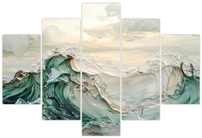 Obraz - 3D abstrakcie mora (150x105 cm)
