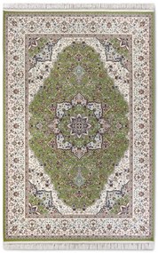 Koberec Collection 1870 Etienne zelený / krémový