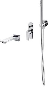 Cersanit S952-040 - Vanová sada MODUO s podomietkovou batériou, lesklý chróm