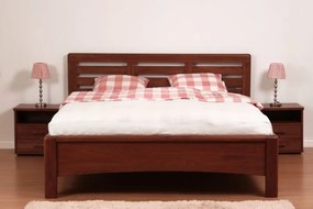 BMB VIOLA - masívna buková posteľ 120 x 200 cm, buk masív