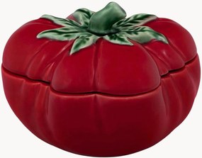 Ručne maľovaná úložná miska's pokrievkou Tomato