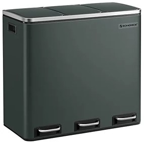 Recyklačný odpadkový kôš SONGMICS LTB54GS