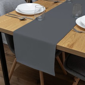 Biante Dekoračný behúň na stôl Rongo RG-076 Sivý 35x120 cm