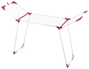 WENKO 3774021100 - Sušiak na bielizeň SUMMER DRY 153x76 cm biela/ružová