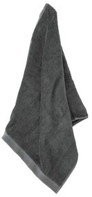 Tmavosivý froté bavlnený uterák 50x100 cm Comfort – Södahl