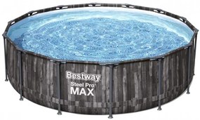 Bestway Bazén Bestway® Steel Pro MAX, 5614Z, filter, pumpa, rebrík, plachta, 4.27m x 1.07m 5614z