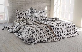 Polášek Krepové obliečky Šípky - Šedá | 40 x 40 cm