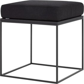 Čierna čalúnená stolička Feo – noo.ma