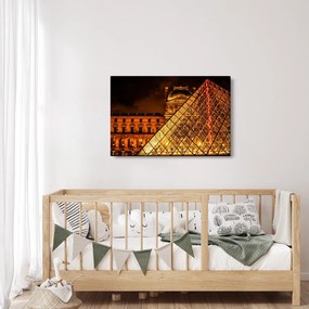 Obraz Louvre v Paríži (90x60 cm)