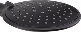 Erga Wemi, 3-funkčná ručná sprcha s hadicou 150 cm, 12,5 × 14 cm, čierna matná, ERG-YKA-BP.WEMI-BLK