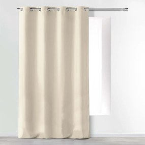 Béžový záves z mikrovlákna 140x280 cm Absolu – douceur d'intérieur