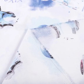 Biante Bavlnený záves Sandra SA-289 Viva Italia modrá 150x200 cm