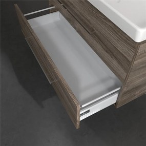 VILLEROY &amp; BOCH Avento závesná skrinka pod umývadlo, 2 zásuvky, 980 x 452 x 514 mm, Stone Oak, A89200RK
