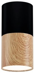 Stropné svietidlo TUBA 1xGU10/50W/230V čierna