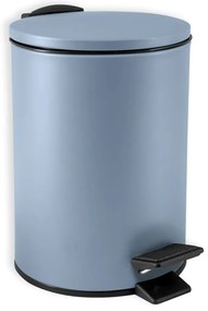 Svetlomodrý nášľapný oceľový odpadkový kôš 3 l Adelar – Spirella