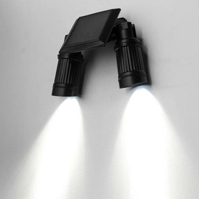 Obojsmerná solárna LED lampa s detektorom pohybu