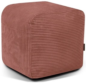 Menčestrový sedací vak v tehlovej farbe Plus 50 Lounge – SLOWDOWN