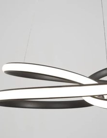 LED luster Menton 52 čierne