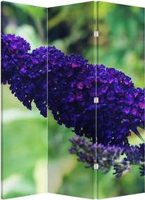 Paraván - Modrá kvetina (126x170 cm)
