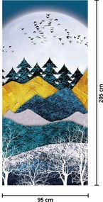 Fototapeta na dvere - Polárna krajina (95x205cm)