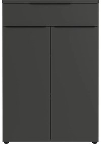Antracitová vysoká komoda 81x120 cm Mailand – Germania