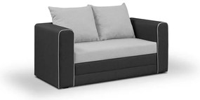 Rozkládací pohovka BELLA Šedá/Tmavě šedá