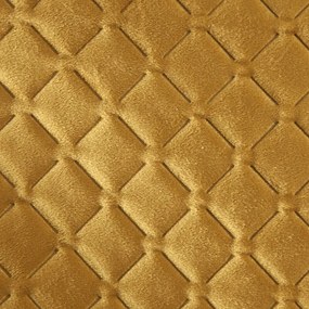 Dekorstudio Zamatový prehoz na posteľ DIMON v medovej farbe Rozmer prehozu (šírka x dĺžka): 220x240cm