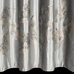 ZATEMŇOVACÍ ZÁVES NA KRÚŽKOCH IDALIA 140X250 CM LISTY