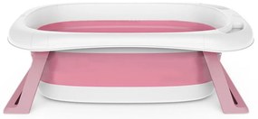 Skladacia vanička so sieťkou pre bábätká, 2 rôzne farby- ružová