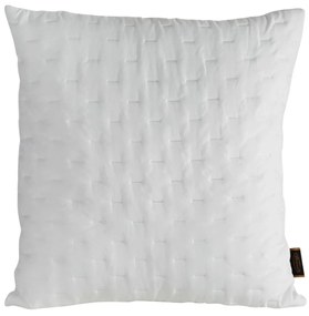 DomTextilu Dekoračná prešívana obliečka na vankúš bielej farby 45 x 45 cm  Biela 40521